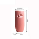 GobekUsa Ceramic Vase with Ear, Eyes, and Mouth Design for Table Decoration