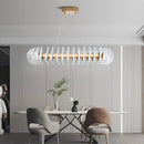 GobekUsa Coral Flower Crystal Chandelier: Modern Luxury LED Pendant Lighting for Home