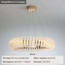 GobekUsa Coral Flower Crystal Chandelier: Modern Luxury LED Pendant Lighting for Home
