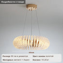 GobekUsa Coral Flower Crystal Chandelier: Modern Luxury LED Pendant Lighting for Home