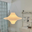 GobekUsa Cream Acrylic UFO Pendant Light: Modern Home Decor Hanging Lamp