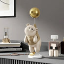 GobekUsa Balloon Polar Bear Resin Ornaments: Home Decor Craft, Office Desk Figurine sculpt