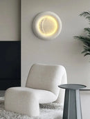 GobekUsa Cream Breeze Moon Ceiling Lamp: Simple, Warm Lighting for Master Bedroom & Study