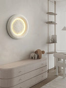 GobekUsa Cream Breeze Moon Ceiling Lamp: Simple, Warm Lighting for Master Bedroom & Study