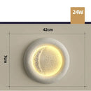 GobekUsa Cream Breeze Moon Ceiling Lamp: Simple, Warm Lighting for Master Bedroom & Study