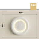 GobekUsa Cream Breeze Moon Ceiling Lamp: Simple, Warm Lighting for Master Bedroom & Study