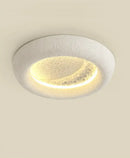 GobekUsa Cream Breeze Moon Ceiling Lamp: Simple, Warm Lighting for Master Bedroom & Study