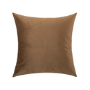 Modern cream brown coffee pillowcase living room textured cushion cover by Decorbites