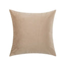 Modern cream brown coffee pillowcase living room textured cushion cover by Decorbites
