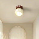 GobekUsa Glass Iron LED Ceiling Lamp Light Fixtures Modern Home Decoration