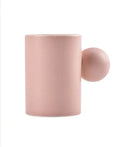 GobekUsa Cotton Candy Ceramic Cup & Saucer Set for Coffee, Tea, Milk, Juice