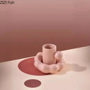 GobekUsa Cotton Candy Ceramic Cup & Saucer Set for Coffee, Tea, Milk, Juice