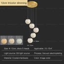 GobekUsa Crystal Round Room Chandelier - Elegant & Romantic Lighting for Modern Bedside Décor