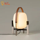 GobekUsa Designer Metal Glass Art Table Lamp LED E27 Modern Light Fixtures for Home or Office