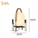 GobekUsa Designer Metal Glass Art Table Lamp LED E27 Modern Light Fixtures for Home or Office