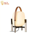 GobekUsa Designer Metal Glass Art Table Lamp LED E27 Modern Light Fixtures for Home or Office