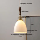 GobekUsa Glass Copper LED Pendant Lights for Modern Style Dining Kitchen Bedroom