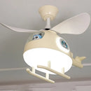 GobekUsa Ceiling Fan Lights with LED, Modern Indoor Lighting for Kids' Bedroom & Dining Room