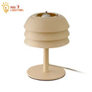 GobekUsa Cream Medieval Design LED Table Lamp for Bedroom, Living Room, Kitchen, Cafe