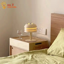 GobekUsa Cream Medieval Design LED Table Lamp for Bedroom, Living Room, Kitchen, Cafe