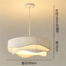 GobekUsa Designer LED Fabric Pendant Light for Bedroom, Home Decor, Hanging Chandelier