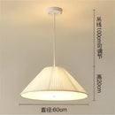 GobekUsa Designer LED Fabric Pendant Light for Bedroom, Home Decor, Hanging Chandelier