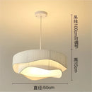 GobekUsa Designer LED Fabric Pendant Light for Bedroom, Home Decor, Hanging Chandelier