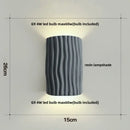 GobekUsa Double LED Wall Lamp Sconce Modern Resin Bathroom Mirror Light