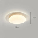 GobekUsa Cream Style Cobblestone Ceiling Light for Master Bedroom