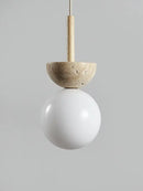 GobekUsa Cream Style Led Pendant Lamp for Bedroom Decor