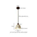 GobekUsa Bud Micro Cement LED Pendant Lamps: Modern Nordic Hanging Light for Home Decor