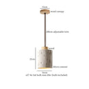 GobekUsa Bud Micro Cement LED Pendant Lamps: Modern Nordic Hanging Light for Home Decor
