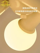 GobekUsa Cream Wind LED Ceiling Light - Modern, Warm, Simple Home Decor