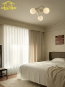 GobekUsa Cream Wind LED Ceiling Light - Modern, Warm, Simple Home Decor