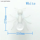 Modern creative minimalism metal robot ant wall sconce bedroom light by Decorbites