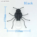 Modern creative minimalism metal robot ant wall sconce bedroom light by Decorbites