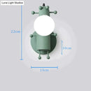 Modern creative minimalism metal robot ant wall sconce bedroom light by Decorbites