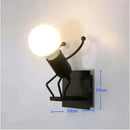 GobekUsa Modern Creative Minimalism Metal Robot Ants Lamps for Kids Baby Living room