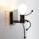 GobekUsa Modern Creative Minimalism Metal Robot Ants Lamps for Kids Baby Living room