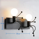 GobekUsa Modern Creative Minimalism Metal Robot Ants Lamps for Kids Baby Living room