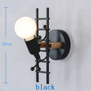 GobekUsa Modern Creative Minimalism Metal Robot Ants Lamps for Kids Baby Living room