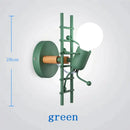 GobekUsa Modern Creative Minimalism Metal Robot Ants Lamps for Kids Baby Living room