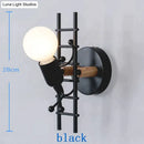 GobekUsa Modern Creative Minimalism Metal Robot Ants Lamps for Kids Baby Living room
