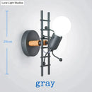 GobekUsa Modern Creative Minimalism Metal Robot Ants Lamps for Kids Baby Living room