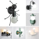 GobekUsa Modern Creative Minimalism Metal Robot Ants Lamps for Kids Baby Living room