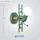 GobekUsa Modern Creative Minimalism Metal Robot Ants Lamps for Kids Baby Living room