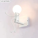 GobekUsa Modern Creative Minimalism Metal Robot Ants Lamps for Kids Baby Living room