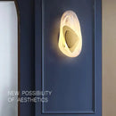 GobekUsa Modern Creative Minimalist Glass Wall Lamp for Study Room Bedroom Bedside Lighting