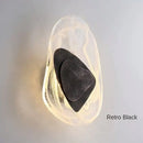 GobekUsa Modern Creative Minimalist Glass Wall Lamp for Study Room Bedroom Bedside Lighting