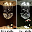 GobekUsa Crystal Ball Ceiling Chandelier: Elegant LED Light Fixture for Home Decor